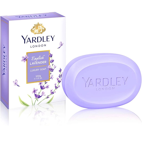 صابون یاردلی اصل انگلیش لاوندر لاکچری بنفش 100 گرم | YARDLEY LONDON ENGLISH LAVENDER LUXURY SOAP 100g